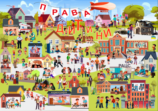 Плакат "права дитини"